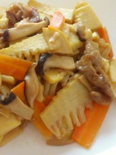 たけのこと豚肉のオイスター炒め-レシピのメイン写真