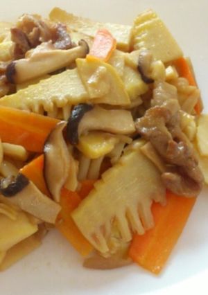 たけのこと豚肉のオイスター炒め-レシピのメイン写真