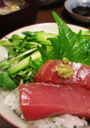 ワンルームご飯★マグロのづけ丼-レシピのメイン写真