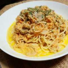 รูปของ 人参消費♪人参とツナのクリームパスタ♪