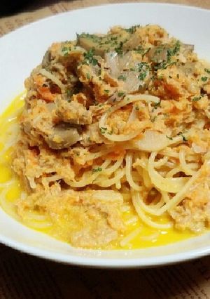 人参消費♪人参とツナのクリームパスタ♪-レシピのメイン写真