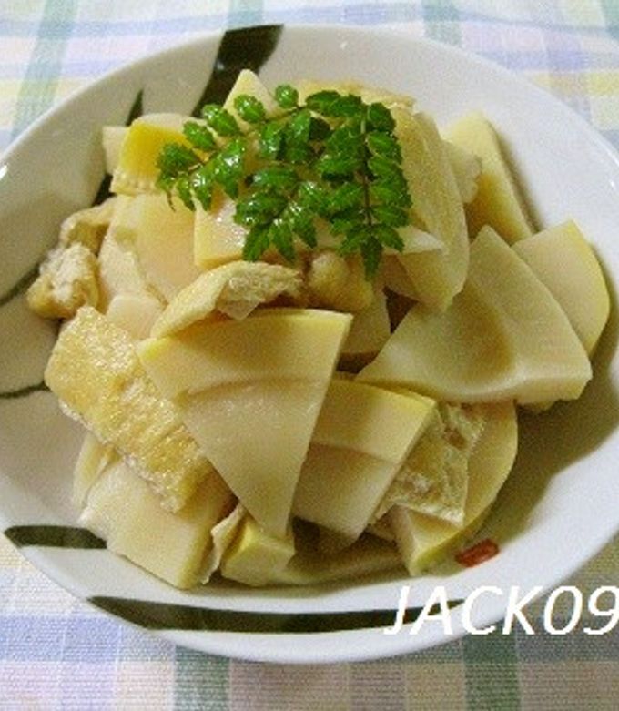 春を味わう♪たけのことお揚げの煮物-レシピのメイン写真