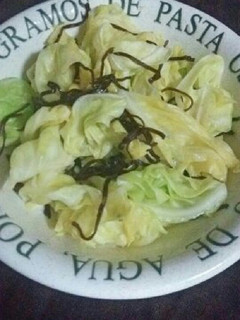 キャベツの塩昆布和え-レシピのメイン写真