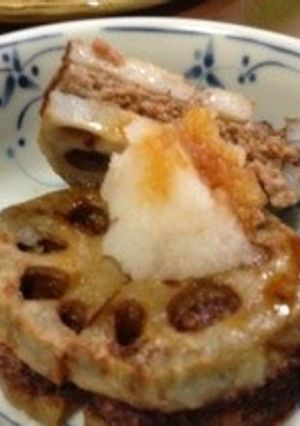 簡単！レンコンのはさみ揚げ-レシピのメイン写真
