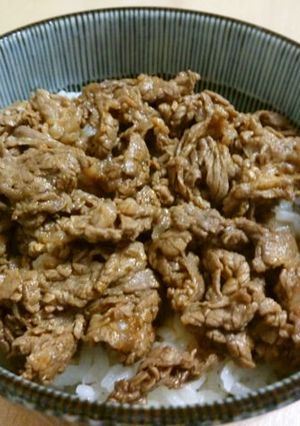 ソース牛丼-レシピのメイン写真
