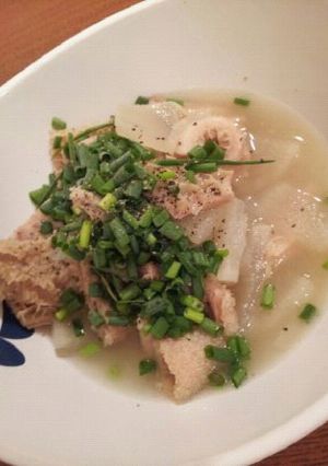 ハチノスの白濁スープ-レシピのメイン写真