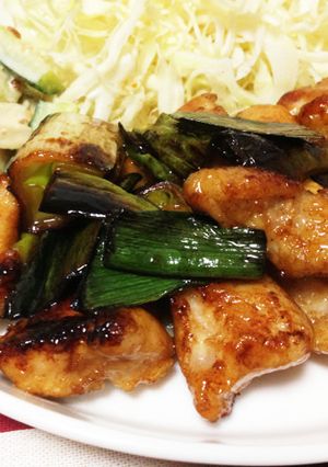 鶏胸肉と長ネギの照り焼き-レシピのメイン写真