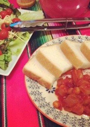 お豆さんとウィンナートマト煮♡-レシピのメイン写真