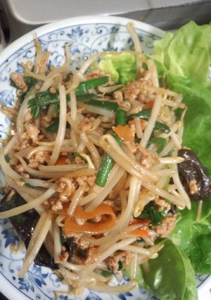 簡単♪豚挽き肉ともやしのカレー炒め-レシピのメイン写真