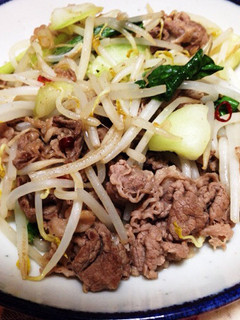 簡単牛肉炒め♪-レシピのメイン写真