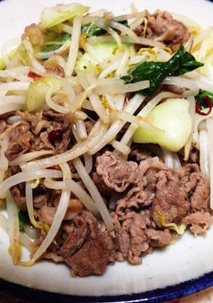 簡単牛肉炒め♪-レシピのメイン写真