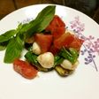 ナスのマリネとトマトチーズサラダ