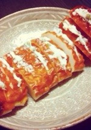 かまぼこワサビ漬け挟み-レシピのメイン写真