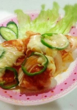 激ウマ★鶏のトマトチーズ焼き-レシピのメイン写真