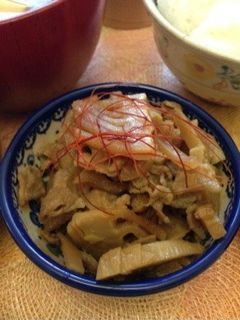 筍と豚バラのきんぴら-レシピのメイン写真