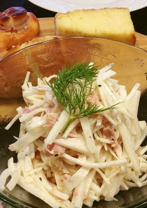 ちょい洋風〜大根ハムサラダ-レシピのメイン写真