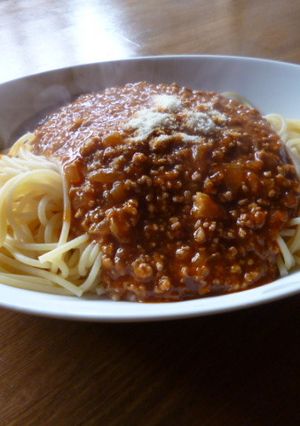 なんちゃってミートスパゲティー-レシピのメイン写真
