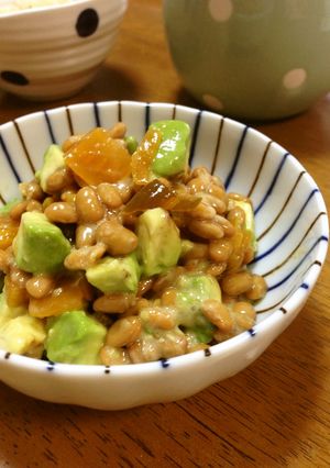 アボカド納豆with福神漬け-レシピのメイン写真