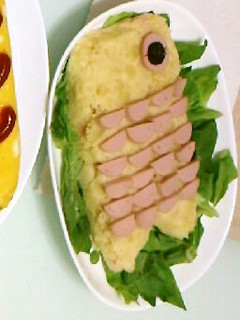 こどもの日☆ポテサラこいのぼり-レシピのメイン写真