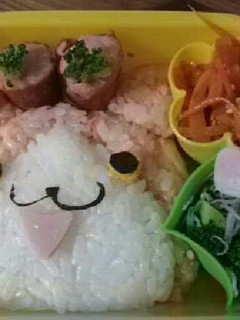 キャラ弁☆妖怪ウォッチ・ジバニャン!鮭で-レシピのメイン写真
