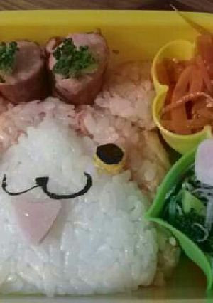 キャラ弁☆妖怪ウォッチ・ジバニャン！鮭で-レシピのメイン写真