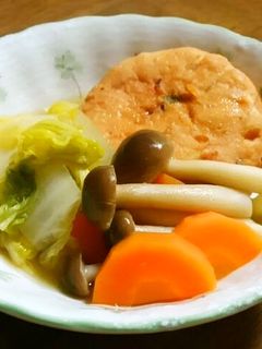 白菜としめじ・がんもどきの煮物♪-レシピのメイン写真