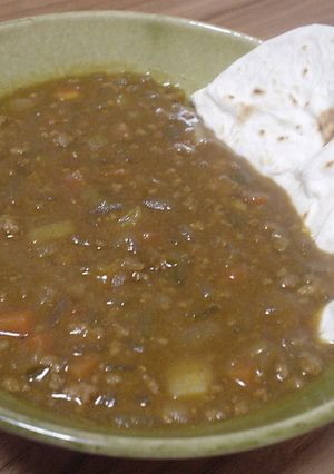 キーマカレー&チャパタ-レシピのメイン写真