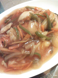 鮭のどっさり野菜餡掛け♪-レシピのメイン写真
