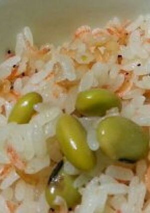 桜エビと青大豆の炊き込みご飯♬-レシピのメイン写真