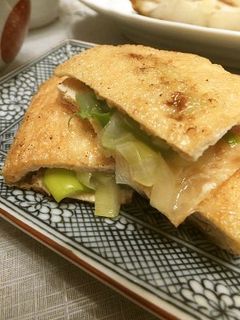 油揚げのネギバター-レシピのメイン写真