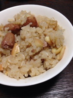 茹で落花生の炊き込みご飯-レシピのメイン写真