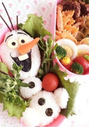 オラフキャラ弁❄︎アナと雪の女王-レシピのメイン写真