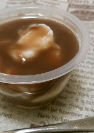 牛乳餅の冷たいお汁粉-レシピのメイン写真