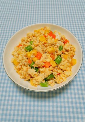 〖簡単♩ミックスベジで炒り豆腐〗-レシピのメイン写真