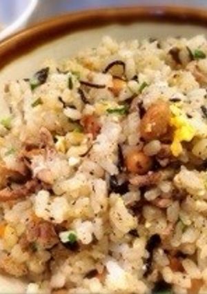 簡単★ひじきリメイク★ひじき炒飯-レシピのメイン写真