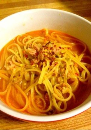 料理男子の担々パスタ-レシピのメイン写真