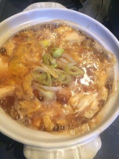 すき焼き残り汁に豆腐玉子とじ-レシピのメイン写真
