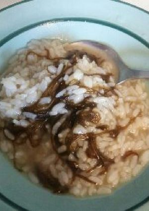 お昼を簡単に！もずく雑炊-レシピのメイン写真