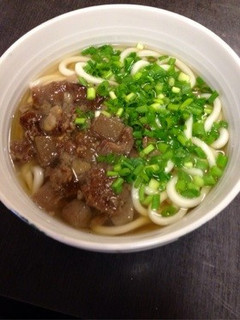 ぼっかけうどん♪(牛すじ煮込み)-レシピのメイン写真