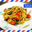 ランチに…ツナと野菜たっぷりパスタ風そば