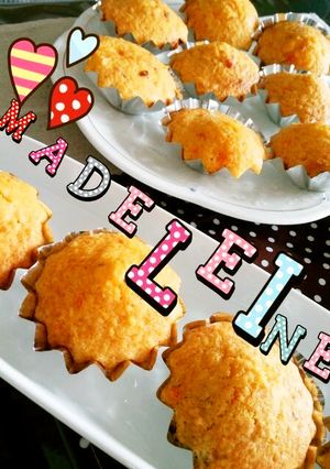 スロージューサー絞りかすdeマドレーヌ♪-レシピのメイン写真
