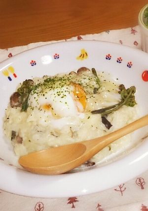 蕨と新玉葱の春リゾット。-レシピのメイン写真