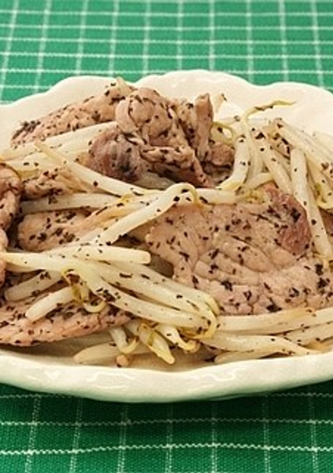 豚肉ともやしの赤しそ炒め-レシピのメイン写真
