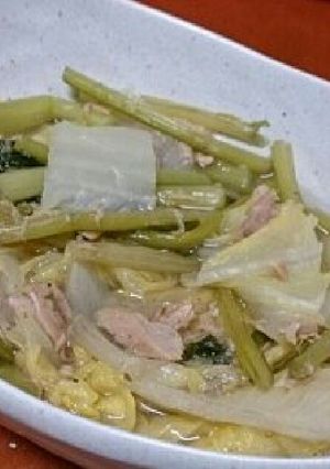 【簡単】白菜＆シーチキン簡単煮-レシピのメイン写真