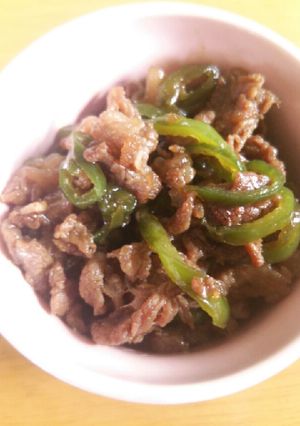 牛肉とピーマンのしぐれ煮(覚書)-レシピのメイン写真