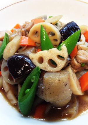 ♪おせちにおかずにうちの美味しい筑前煮♪-レシピのメイン写真