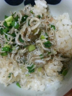 簡単ご飯のお供。じゃこネギ-レシピのメイン写真