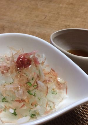 新タマネギの梅肉ポン酢-レシピのメイン写真