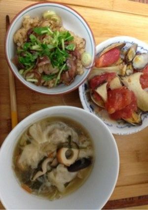 豚バラで美味しいワンタンスープ-レシピのメイン写真