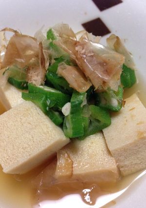 高野豆腐とオクラの煮浸し-レシピのメイン写真